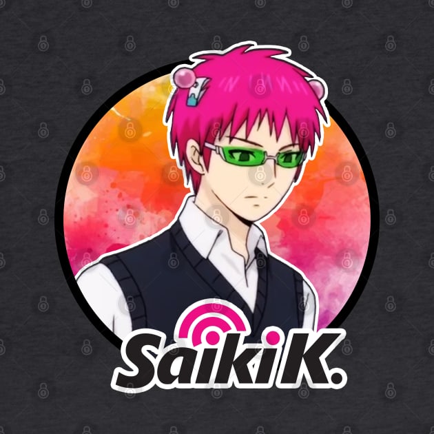 Saiki Kusuo with Logo by InfinitelyPink